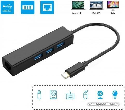 USB-хаб KS-IS KS-410