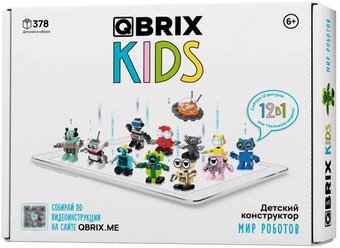 Конструктор QBRIX Kids Мир роботов 30026