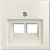 Накладка для компьютерной/телефонной розетки ABB Basic 55 1753-0-0209
