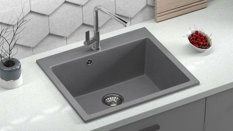 Кухонная мойка MARRBAXX Карельский камень 44/Q10 F044Q010 (светло-серый)