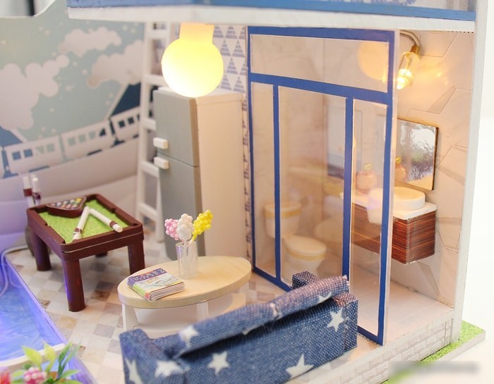 Румбокс Hobby Day DIY Mini House Неоновый лофт (M042)