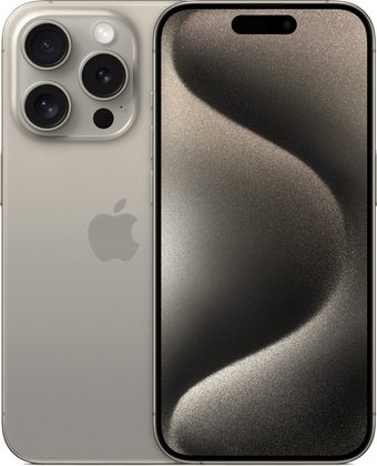 Телефон Apple iPhone 15 Pro 128GB (природный титан)