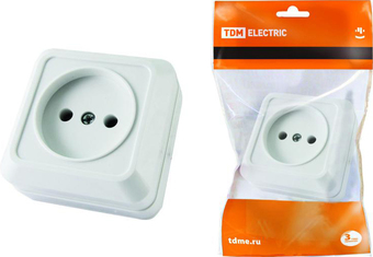Розетка TDM Electric Ладога SQ1801-0110