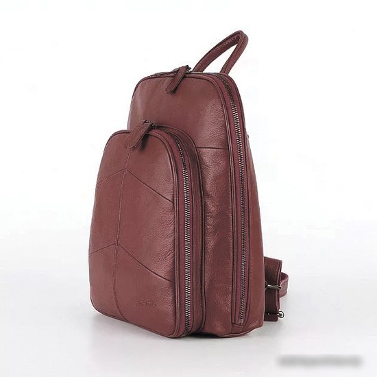 Городской рюкзак Poshete 827-254185-BRD (бордовый)