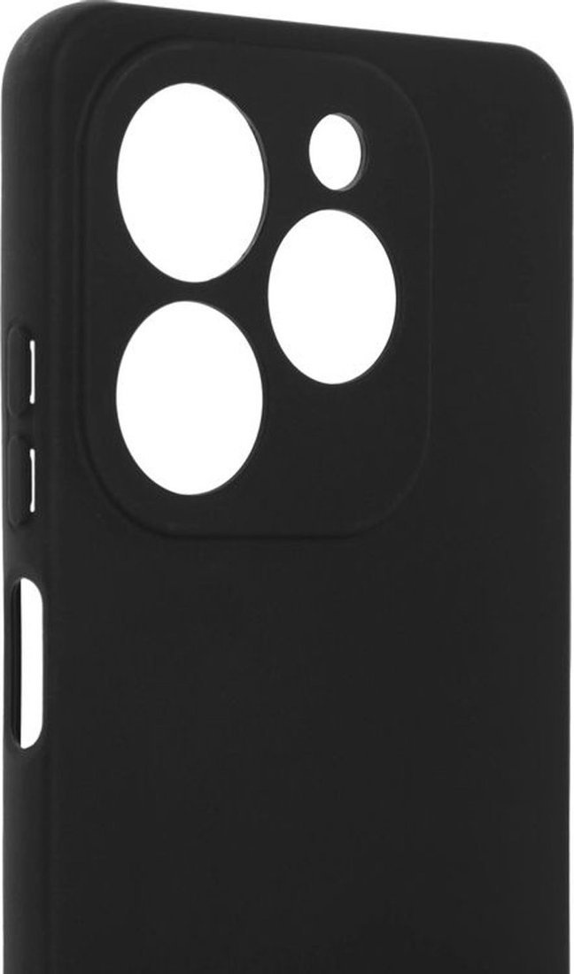 Чехол для телефона BoraSCO Silicone Case для Infinix Hot 40i/Smart 8/Smart 8 Plus 72733 (черный)
