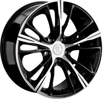 Литые диски Replay LX198 18x8" 5x114.3мм DIA 60.1мм ET 30мм BKFP