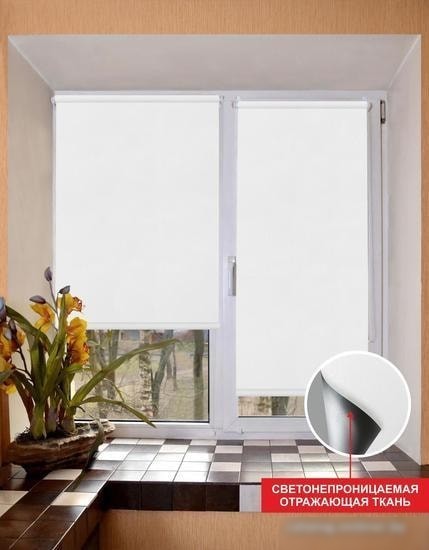 Рулонные шторы Lm Decor Симпл Блэкаут LM 68-01 52x160