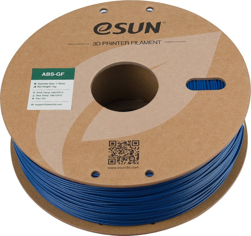 Пластик eSUN ABS-GF ABS-GF175U1TZ1 (1.75мм, 1кг, синий)