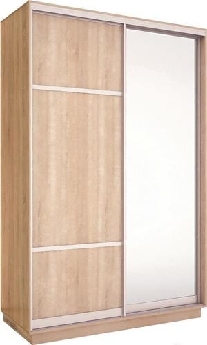 Шкаф-купе Евва 120 SS.02 АЭП ШК.2 03 (сонома/серебро)