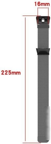 Браслет Rumi Milanese loop металлический для Huawei Band 6 / Honor Band 6 (золотистый)