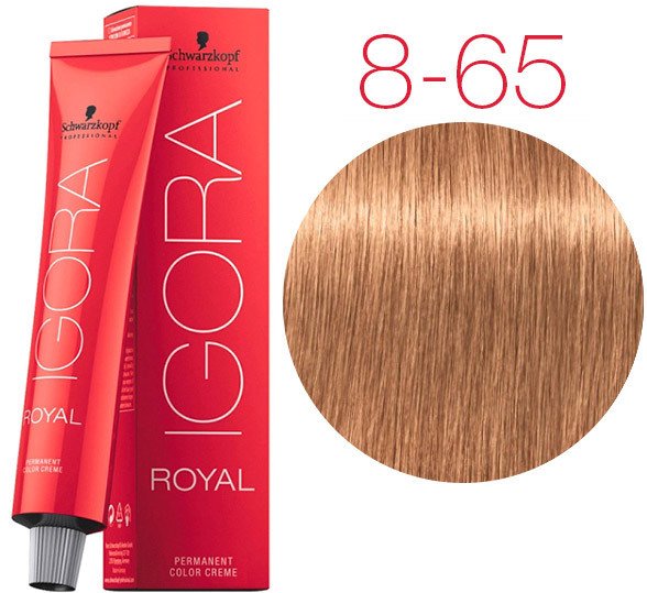Крем-краска для волос Schwarzkopf Professional Igora Royal Permanent Color Creme 8-65 60 мл