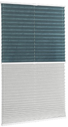 Плиссе Delfa Basic Crush СПШ-35602/3504 Basic Transparent (81x160, маренго/белый)
