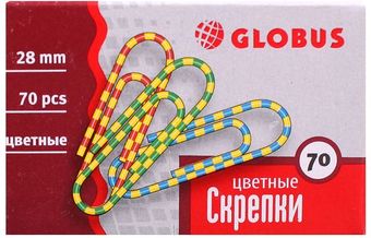Скрепки Globus С28-70 ПЗ