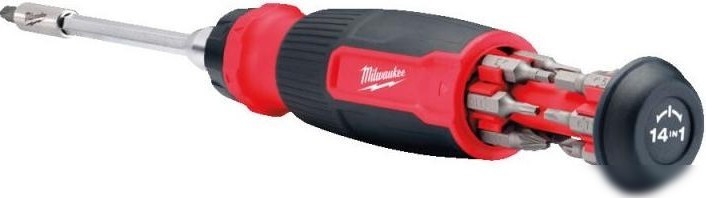 Набор отвертка с битами Milwaukee 4932480582 (14 предметов)