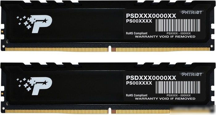 Оперативная память Patriot Signature Premium 2x16ГБ DDR5 4800МГц PSP532G4800KH1