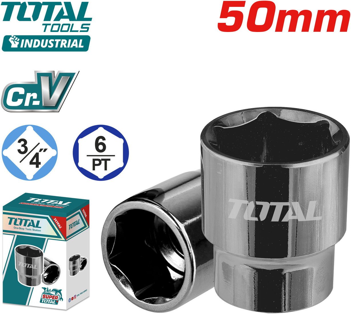 Головка слесарная Total THHAST34501 Головка слесарная Total THHAST34501