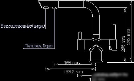 Смеситель Wasserkraft A8017