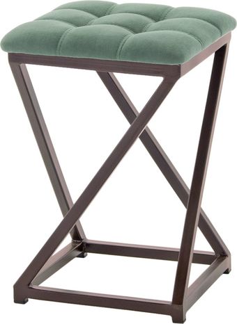 Табурет AMC Comfort 8К2.9 (кожзам, зеленый/коричневый)