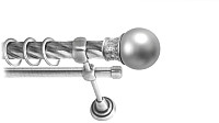 Карниз для штор Lm Decor Тифани 037 2р витой 25/16мм (сатин, 3.6м)