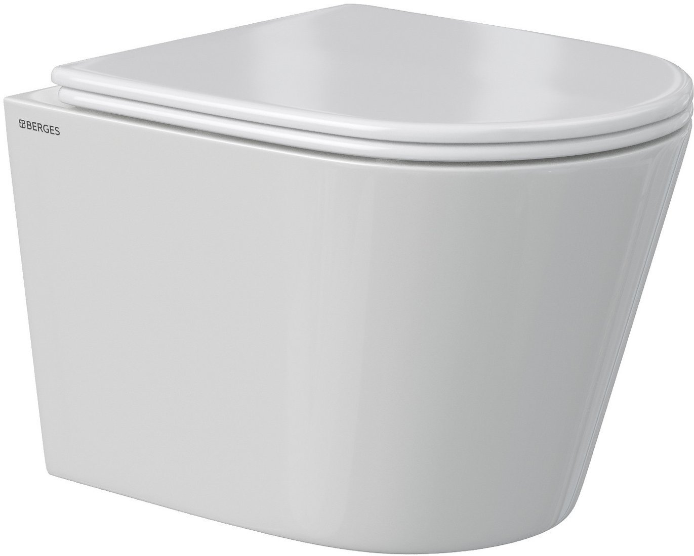 Унитаз подвесной Berges Wasserhaus Vita Rimless 043381 (с сиденьем)