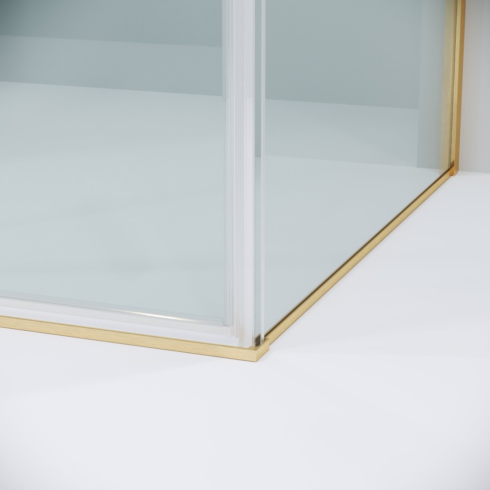 Душевой уголок Grossman Galaxy 110x90x195 120.K33.01.1190.32.00 (золото сатин/прозрачное стекло)