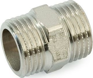 Фитинг General Fittings Ниппель двойной прямой Ду 15 (1/2") 260000N040400H