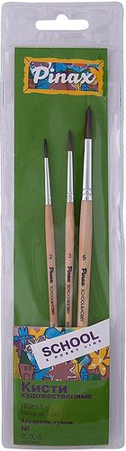 Набор кистей Pinax School & Hobby 529993 (3 шт)