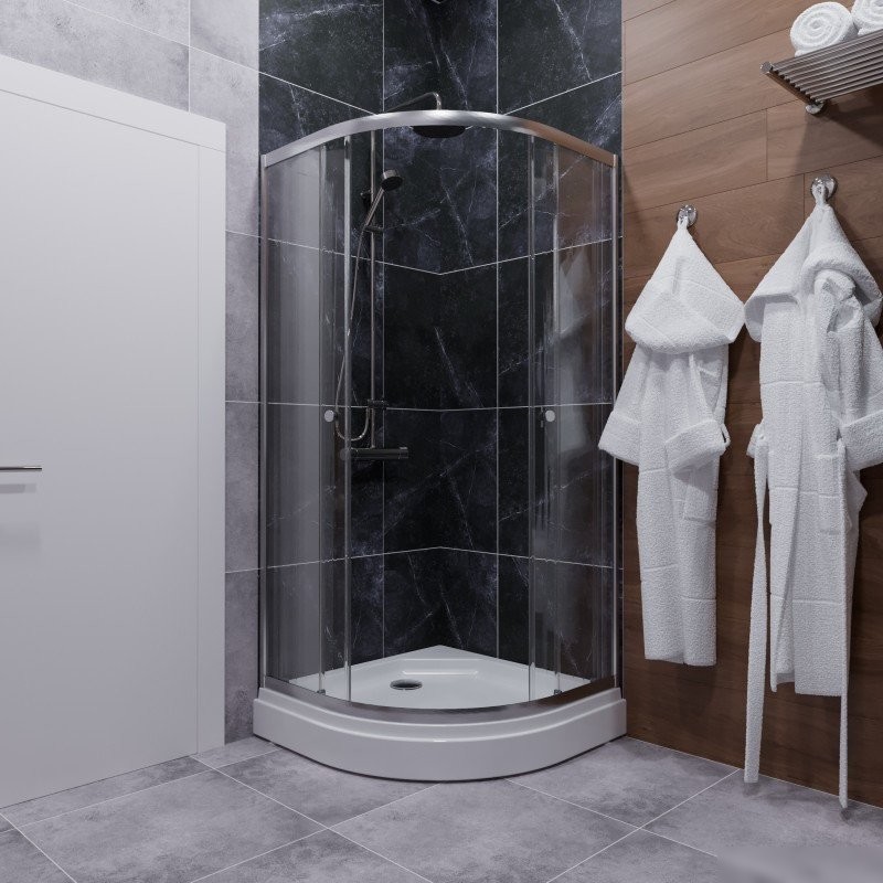 Душевой уголок Maroni Energia Chromo-GLS 90x90 Щ0000063964