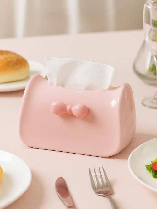 Салфетница ILikeGift Glossy bow 6926-01 (pink)