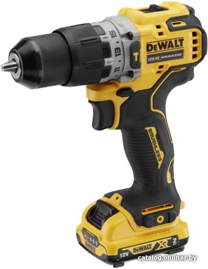 Ударная дрель-шуруповерт DeWalt DCD706D2-QW (с 2-мя АКБ, кейс)