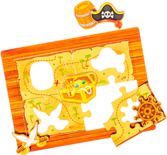 Настольная игра WoodLand Toys Квест. Остров сокровищ 370107