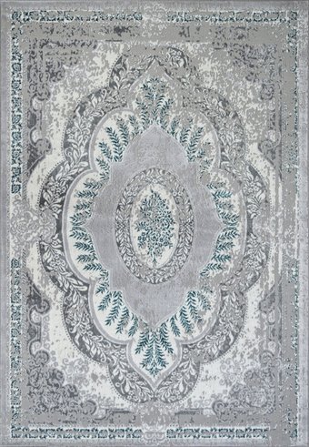 Ковер для жилой комнаты Merinos Palermo F290-STAN-GRAY-GREEN (2.4x4)