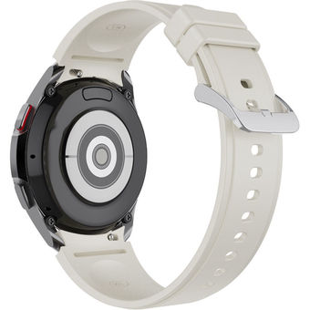 Ремешок Rumi Classic силиконовый для Samsung Galaxy Watch4/5 (20 мм, серый)