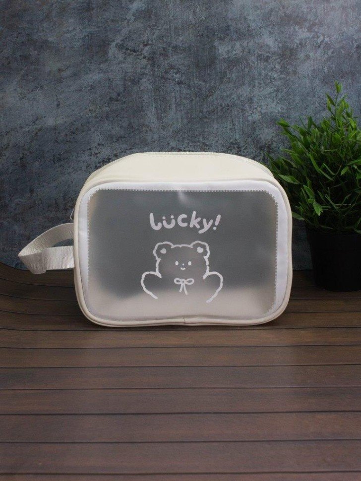 Косметичка ILikeGift Lucky bear ZT385-0017-34-04 (white)