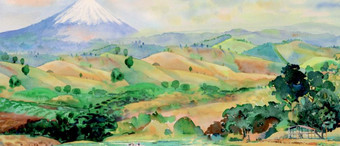 Картина Stamprint Летний пейзаж АT021 (65x150)