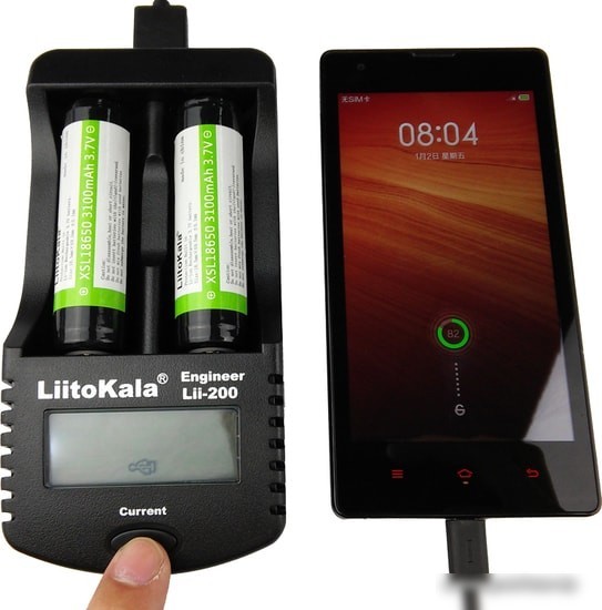 Зарядное LiitoKala Lii-200