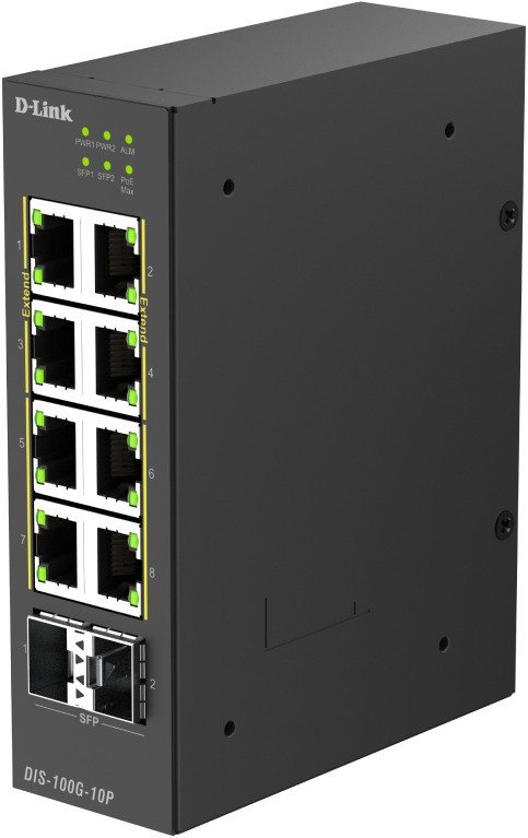 Неуправляемый коммутатор D-Link DIS-100G-10P/A1A