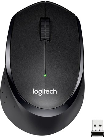 Мышь Logitech M330 Silent Plus (черный)