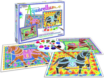 Набор для рисования SentoSphere Aquarellum Цирковые лошади 6090