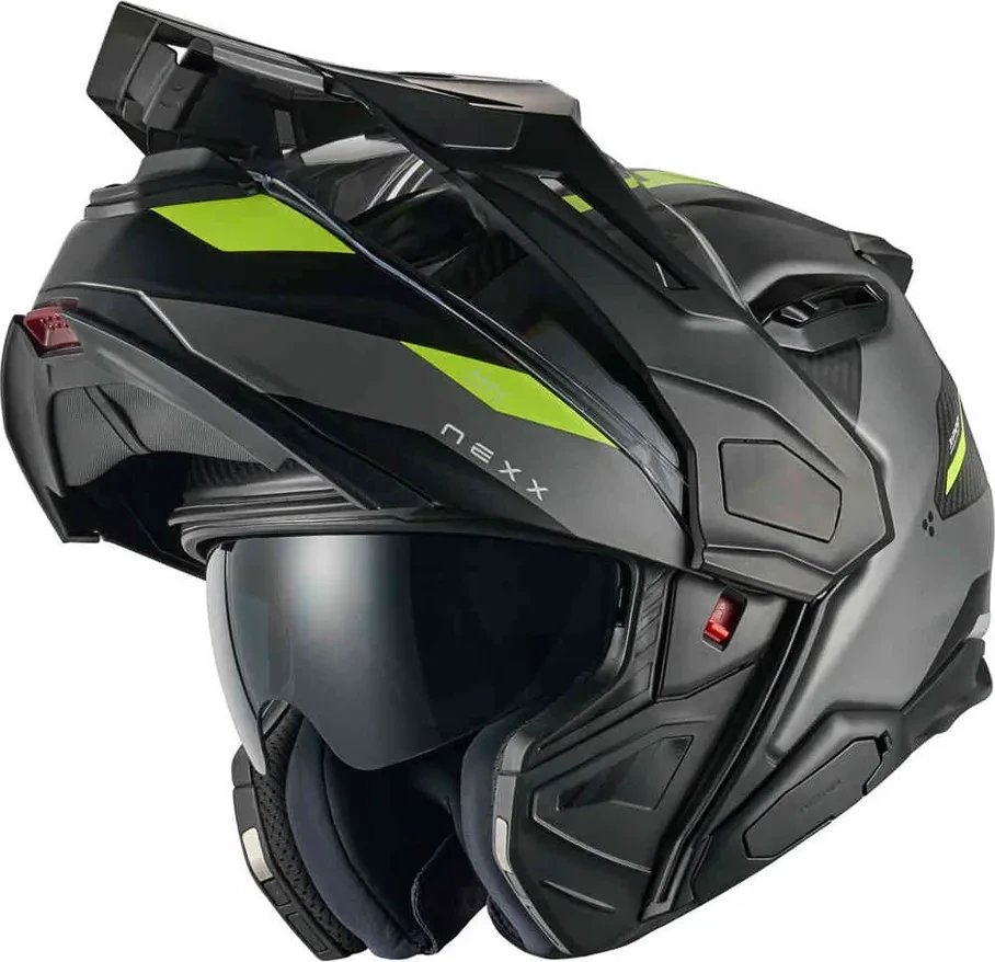 Мотошлем Nexx Helmets X.LFC Terra (XL, серый/неон)