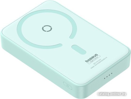 Внешний аккумулятор Baseus MagPro Magnetic Bracket Wireless Fast-Charging Power Bank 20W 5000mAh (мятный, китайская версия)