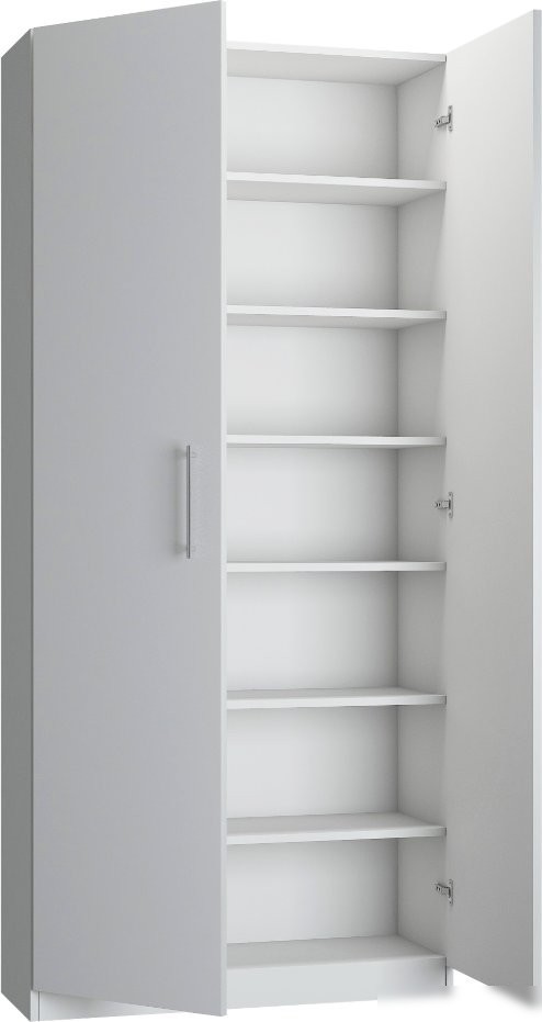 Шкаф распашной Макс Стайл Smart Egger 219x100x35 20A3550 (белый классический W960 ST7)