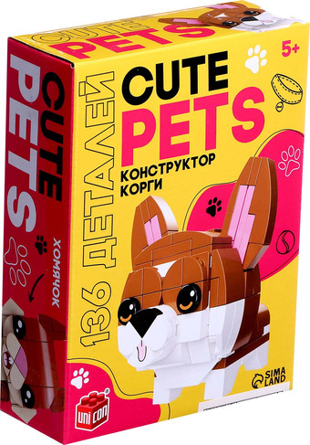 Конструктор Unicon Cute pets 9278949 Корги