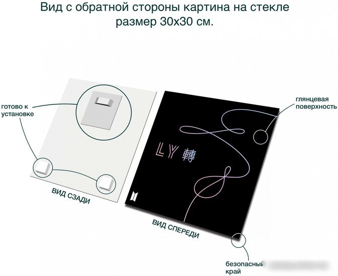 Картина Stamprint LY 1 ID004 (30x30)