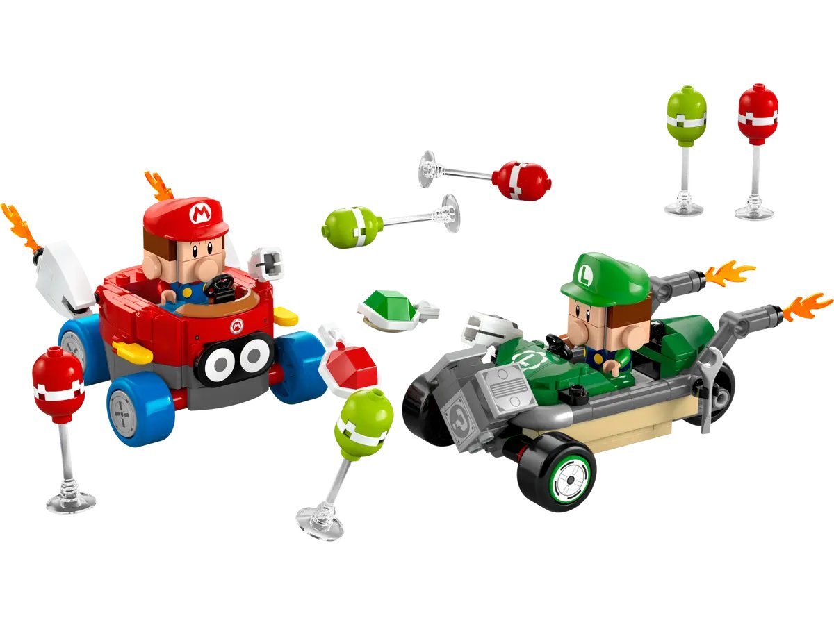 Конструктор LEGO Mario Kart – Малыш Марио против Малыша Луиджи 72034