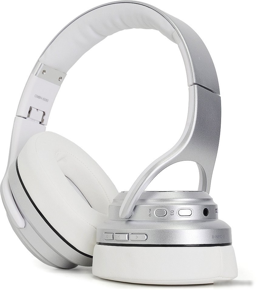 Наушники CrownMicro CMBH-5050 (серебристый)