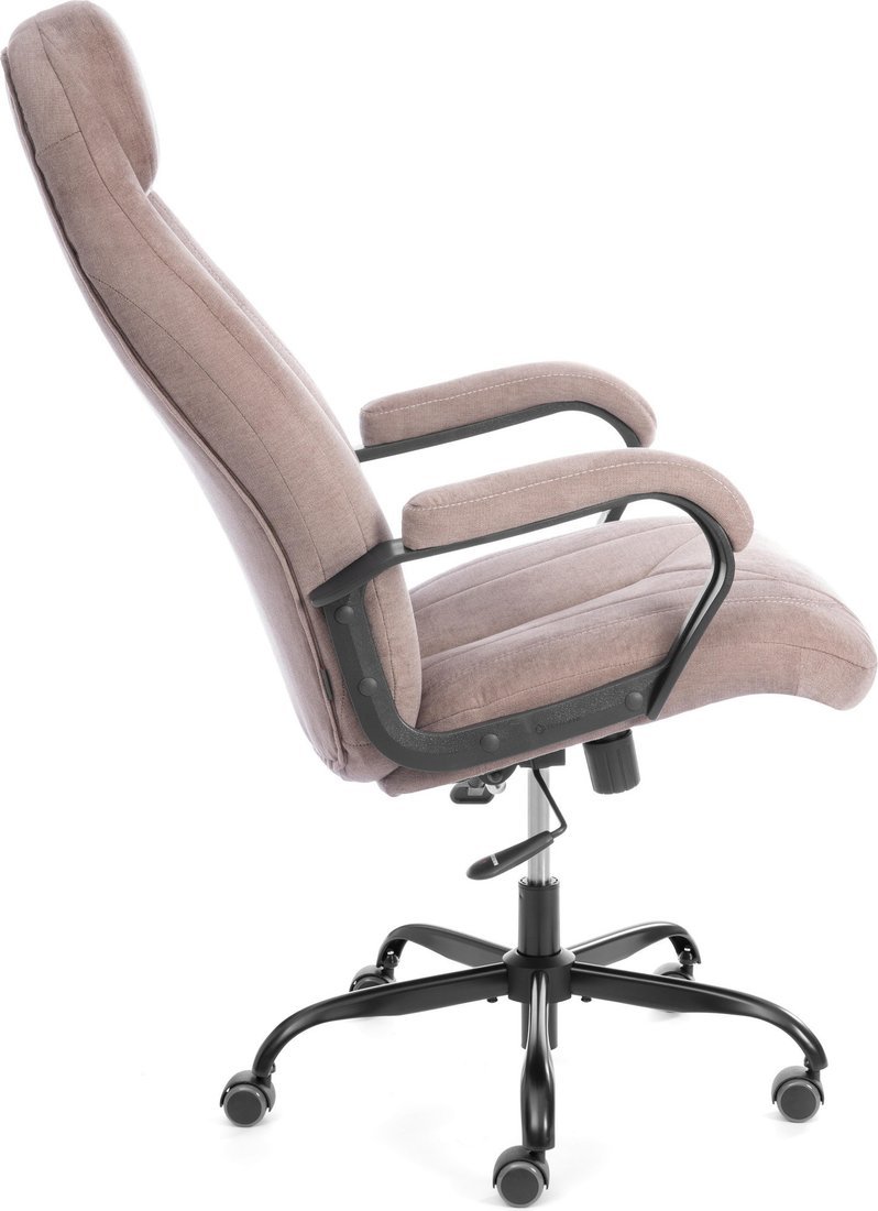 Офисное кресло TetChair Boss metalBL (ткань, светло-коричневый, KUB 03)