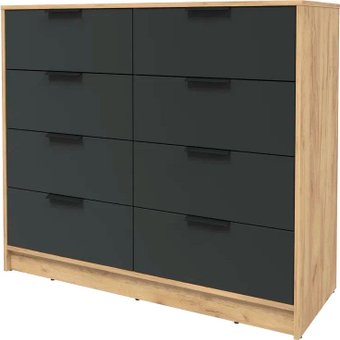 Комод Интерлиния Концепт КТ-К117 (антрацит/дуб золотой)