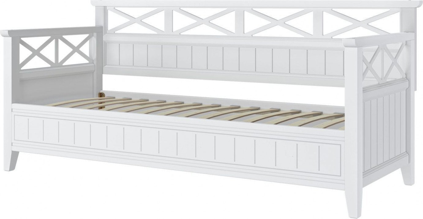 Кровать-тахта Bravo Мебель Амелия 800x2000 (белый античный)
