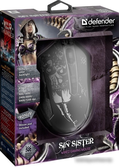 Игровая мышь Defender SinSister GM-933